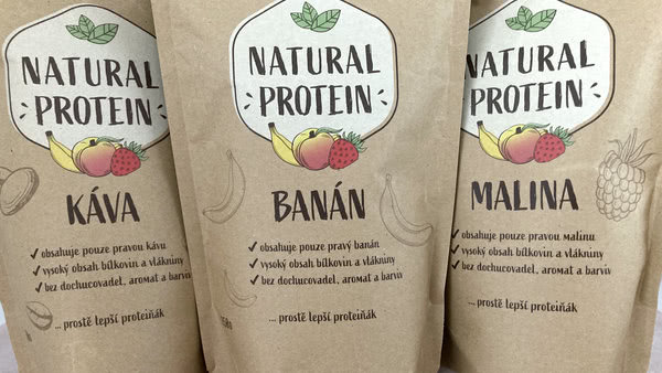 natural protein příchuti